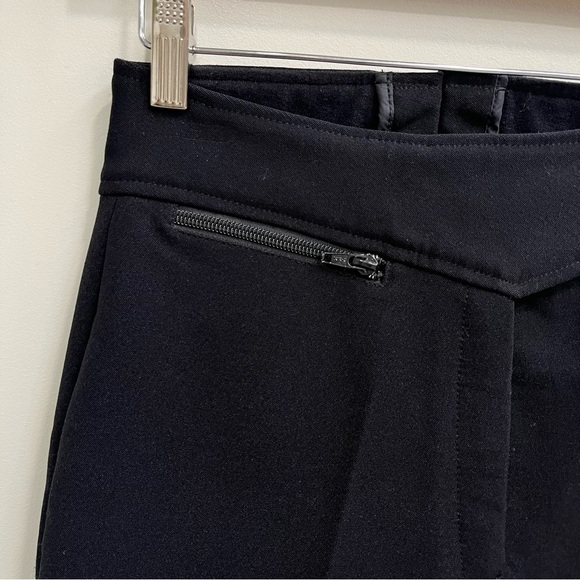 Vintage Obermeyer Sport Women’s Black Wool Blend Stirrup Snow Ski Pants 10 Long - Picture 5 of 12